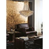 Photograph: Diyas Alexandra IL32111 French Gold 13 Light Crystal Pendant