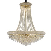 Photograph: Diyas Alexandra IL32112 French Gold 18 Light Crystal Pendant