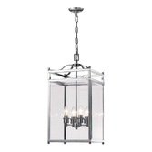 Photograph: Diyas Aston IL31103 Polished Chrome 4 Light Pendant