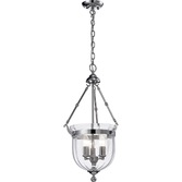 Photograph: Diyas Aubrey IL31072 Polished Chrome 3 Light Pendant