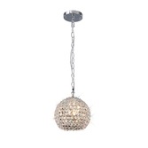 Photograph: Diyas Ava IL30190 Polished Chrome 3 Light Crystal Pendant