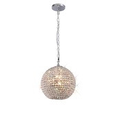 Photograph: Diyas Ava IL30192 Polished Chrome 5 Light Crystal Pendant