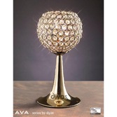 Photograph: Diyas Ava IL30755 French Gold 2 Light Crystal Table Lamp