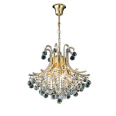 Photograph: Diyas Bask IL30216/BA French Gold 4 Light Crystal Pendant