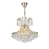 Photograph: Diyas Bask IL30217 French Gold 6 Light Crystal Pendant