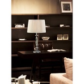 Photograph: Diyas Bella IL11022 Crystal Table Lamp In Silver Finish - Base Only