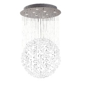 Photograph: Diyas Colorado IL30781 Polished Chrome 8 Light Crystal Pendant