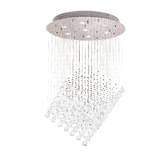 Photograph: Diyas Colorado IL30783 Polished Chrome 7 Light Crystal Pendant