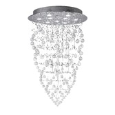 Photograph: Diyas Colorado IL31378 Polished Chrome 9 Light Crystal Pendant