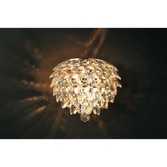 Photograph: Diyas Coniston French Gold 2 Light Large Crystal Wall Light - IL32829