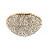 Photograph: Diyas Coniston French Gold Flush 15 Light Crystal Ceiling Light