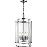 Photograph: Diyas Eaton IL31083 Polished Chrome 4 Light Pendant