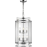 Photograph: Diyas Eaton IL31084 Polished Chrome 6 Light Pendant