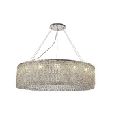 Photograph: Diyas Empire IL31732 Polished Chrome 15 Light Round Crystal Pendant