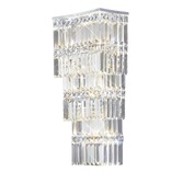 Photograph: Diyas Gianni IL30640 Polished Chrome 4 Light Crystal Wall Light