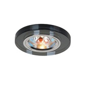 Photograph: Diyas IL30806BL Round Black Crystal Recessed Downlight