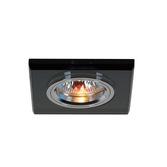 Photograph: Diyas IL30817BL Square Black Crystal Recessed Downlight