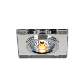 Photograph: Diyas IL30817CH Square Crystal Recessed Downlight