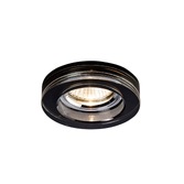 Photograph: Diyas IL30821BL Round Black Crystal Recessed Downlight