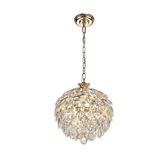 Photograph: Diyas IL32803 Coniston French Gold 3 Light Crystal Pendant