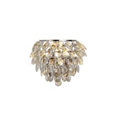 Photograph: Diyas IL32806 Coniston Polished Chrome Crystal Wall Light