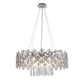 Photograph: Diyas Kenzie IL31062 Polished Chrome 16 Light Crystal Pendant