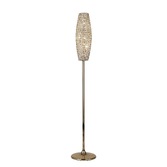 Photograph: Diyas Kos IL30768 French Gold 4 Light Crystal Floor Lamp