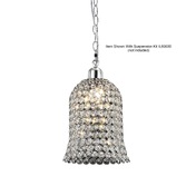 Photograph: Diyas Kudo IL60001 Polished Chrome Crystal Non-Electric Shade