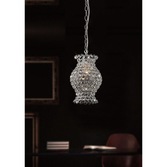 Photograph: Diyas Kudo IL60006 Polished Chrome Crystal Non-Electric Shade