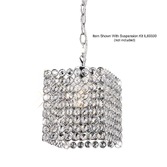 Photograph: Diyas Kudo IL60009 Polished Chrome Crystal Non-Electric Shade