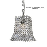 Photograph: Diyas Kudo IL60019 Polished Chrome Crystal Non-Electric Shade