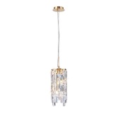 Photograph: Diyas Maddison French Gold 2 Light Crystal Pendant - IL31813