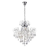 Photograph: Diyas Rosina IL31056 Polished Chrome 7 Light Crystal Pendant