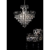 Photograph: Diyas Rosina IL31058 Polished Chrome 8 Light Crystal Pendant