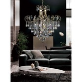 Photograph: Diyas Rosina IL32058 French Gold 8 Light Crystal Chandelier