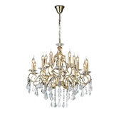 Photograph: Diyas Torino IL303210+5 French Gold 15 Light Crystal Chandelier