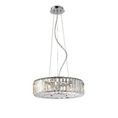 Photograph: Diyas Torre IL30072 Polished Chrome 5 Light Crystal Pendant