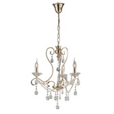 Photograph: Diyas Vela IL32063 French Gold 3 Light Crystal Chandelier