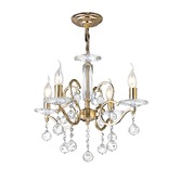 Photograph: Diyas Zinta IL30224 French Gold 4 Light Crystal Chandelier