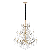 Photograph: Diyas Zinta IL30226+4+12 French Gold 22 Light Crystal Chandelier