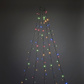 Photograph: Easy Install Christmas Tree Light Set Multi-Coloured LEDs 180cm