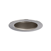 Photograph: Evofire Midi Ultra Slim 85mm Satin Nickel Recessed Fixed Fire Rated Ip65 Downlight With Insulation Guard - 70mm Cut Out - Gu10