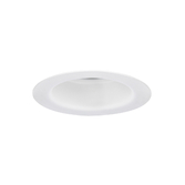Photograph: Evofire Midi Ultra Slim 85mm White Recessed Fixed Fire Rated Ip65 Downlight With Insulation Guard - 70mm Cut Out  - Gu10