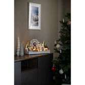 Photograph: Ferris wheel, wood, Warm White Led, 6H/timer 3xAA & USB