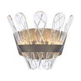 Photograph: Franklite Beatrice Brushed Bronze Dimmable Led Wall Light - 3000K
