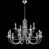 Photograph: Franklite Carousel Polished Chrome 15 Light Chandelier