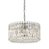 Photograph: Franklite Diva 11 Light Crystal Pendant Light With Chrome Metalwork - 500mm