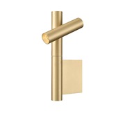 Photograph: Franklite Fabula Satin Brass Adjustable Reading Wall Light Led - 3000K