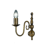 Photograph: Franklite Halle Bronzed Brass Single Wall Light