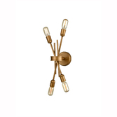 Photograph: Franklite Idaho Gold Finish 4 Light Fitting